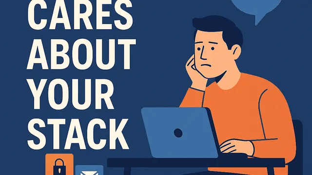Nobody Cares About Your Tech Stack